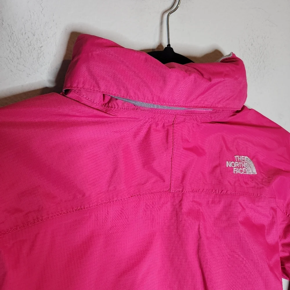 The North Face Hyvent Pink Windbreaker Lightweight Jacket Kid Size 10/12 M Nylon